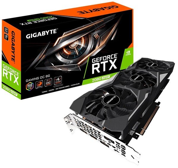 

Видеокарта GIGABYTE GeForce RTX 2080 SUPER GAMING 8G (GV-N208SGAMING-8GC)