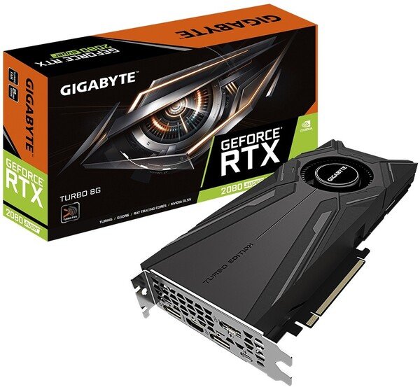 

Видеокарта GIGABYTE GeForce RTX 2080 SUPER TURBO 8G (GV-N208STURBO-8GC)