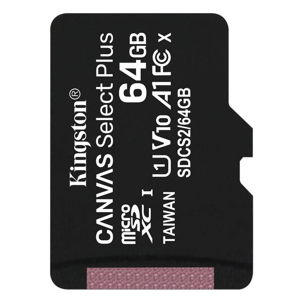 Акція на Карта памяти Kingston microSDXC 64GB Class 10 UHS-I R100MB/s від MOYO