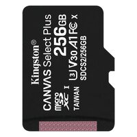 Карта памяти Kingston microSDXC 256GB C10 UHS-I R100MB/s (SDCS2/256GBSP)