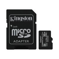 Карта памяти Kingston microSDHC 32GB Class 10 UHS-I R100MB/s + SD-адаптер