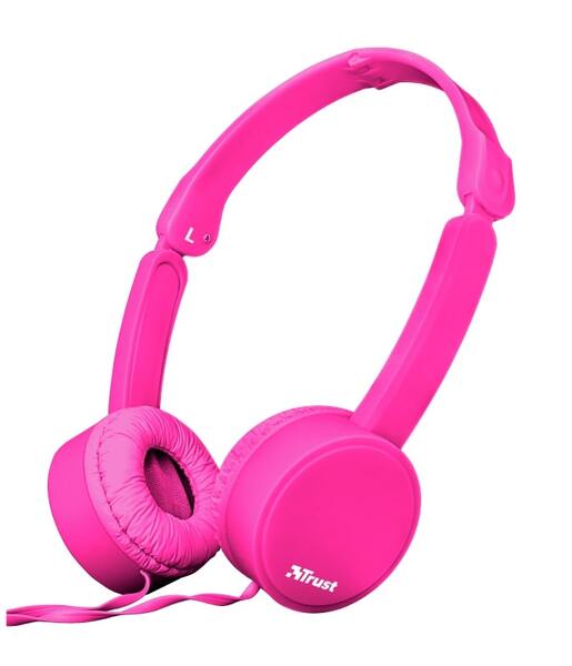 

Наушники Trust Nano On-Ear Mic Pink