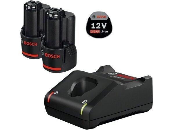 bosch   2x   Bosch GBA 12V 2.0Ah + GAL 12V-40 Professional (1600A019R8)