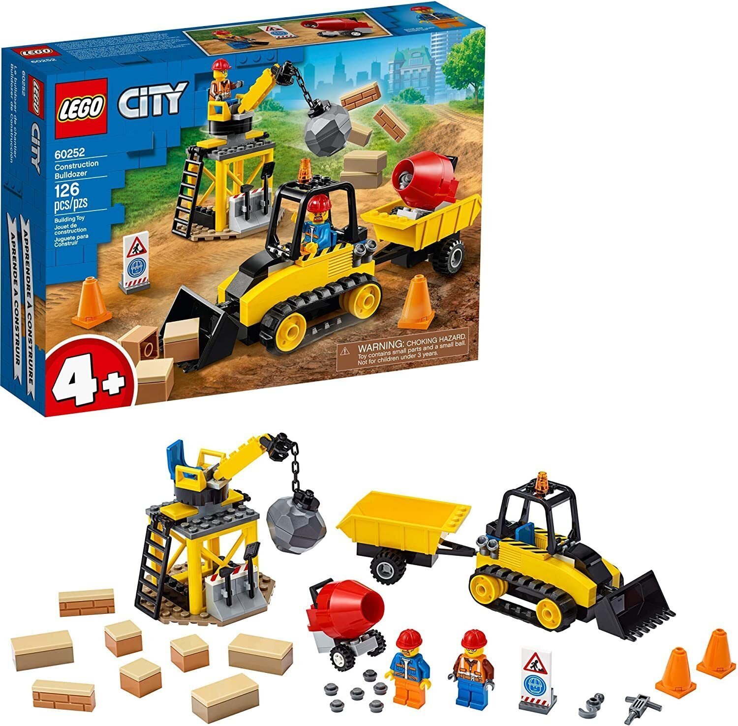 

LEGO 60252 City Great Vehicles Строительный бульдозер
