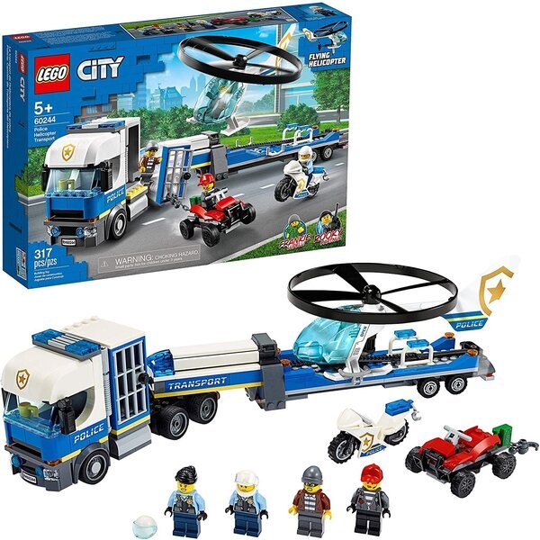 

Конструктор LEGO City Полицейский вертолётный транспорт (60244)