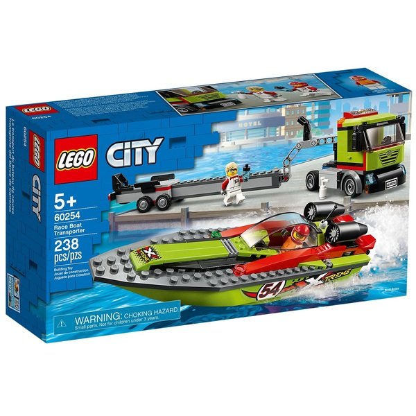 

Конструктор LEGO City Транспортировщик скоростных катеров (60254 L)