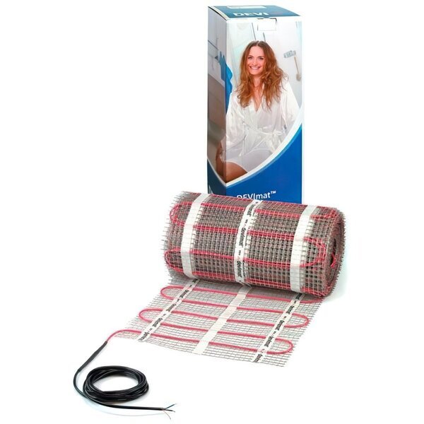 

Теплый пол DEVI Mat 200T двухжильный нагревательный мат 3.1кв.м (83020740)