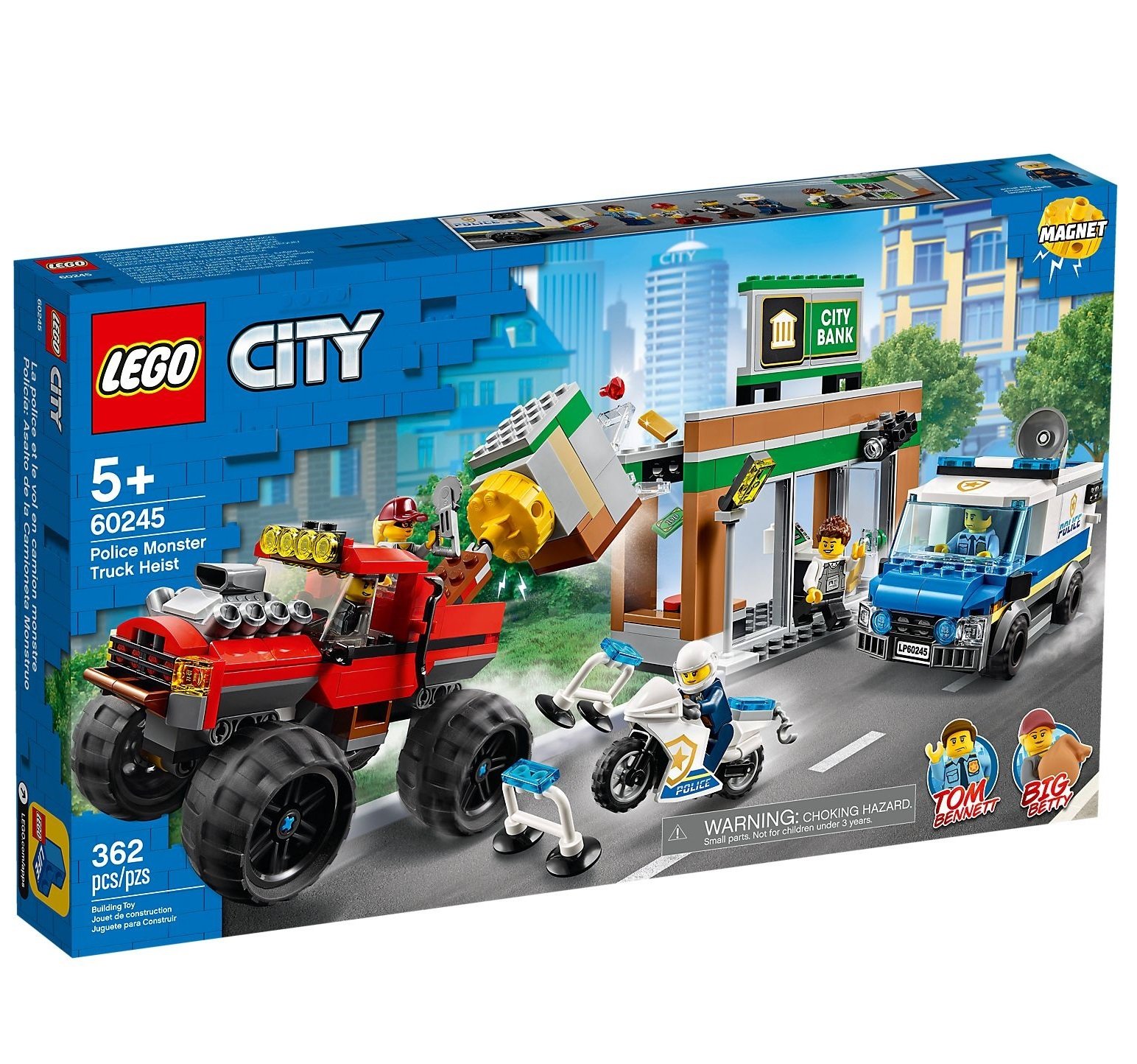 

LEGO 60245 City Police Ограбление полицейского монстр-трака