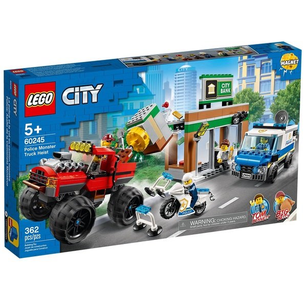 Акція на Конструктор LEGO City Ограбление полицейского монстр-трака (60245 L) від MOYO