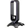 Подставка 2E Gaming 3в1 для гарнитуры Headset Stand RGB USB Black (2E-GST310UB) фото