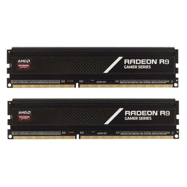 

Память для ПК AMD DDR4 3200 16GB KIT (8GBx2) Heat Shield (R9S416G3206U2K)