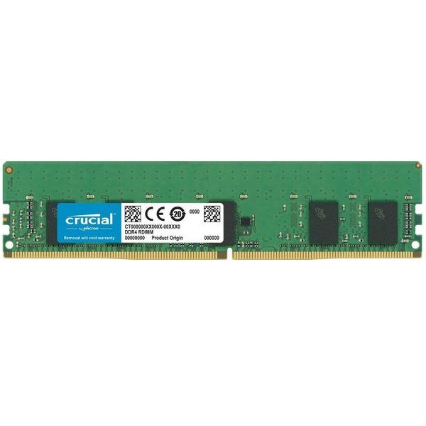 

Память серверная Micron Crucial DDR4 2666 8GB ECC REG RDIMM (CT8G4RFS8266)