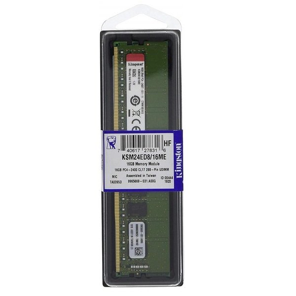 

Память серверная Kingston DDR4 2400 16GB ECC (KSM24ED8/16ME)