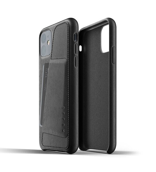 

Чехол MUJJO для Apple iPhone 11 Full Leather Wallet, Black