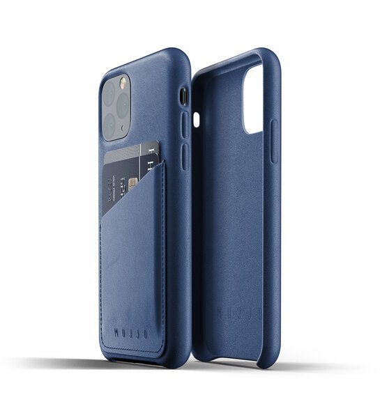 

Чeхол MUJJO для iPhone 11 Pro Full Leather Wallet,Monaco Blue