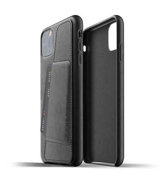 Чeхол MUJJO для iPhone 11 Pro Max Full Leather Wallet Black