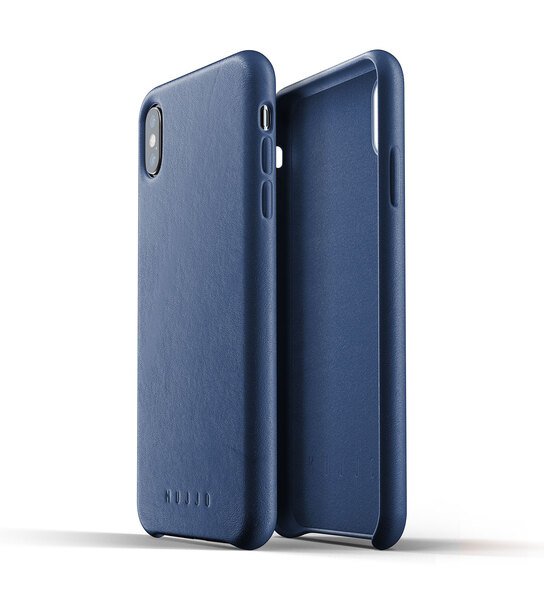 

Чехол MUJJO для iPhone XS Max Full Leather Blue