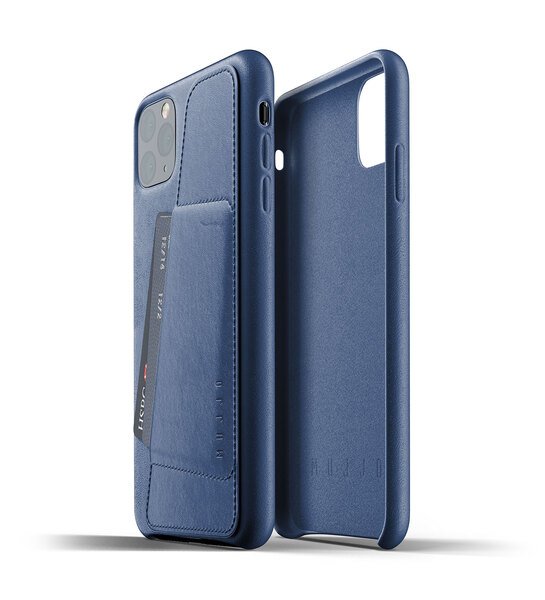 

Чeхол MUJJO для iPhone 11 Pro Max Full Leather Wallet Monaco Blue
