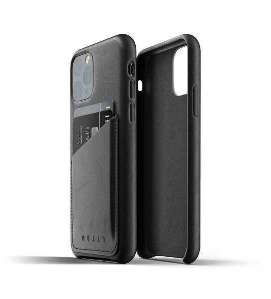 

Чeхол MUJJO для iPhone 11 Pro Full Leather Wallet,Black