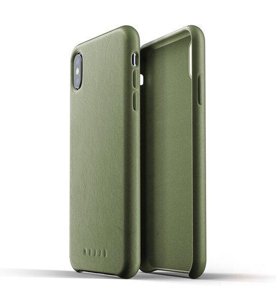 

Чехол MUJJO для iPhone XS Max Full Leather Olive