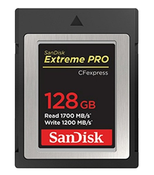 

Карта памяти SANDISK 128GB CFExpress Extreme Pro Type B R1700/W1200MB/s