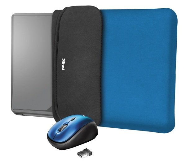 

Чехол + мышь Trust YVO Mouse and Sleeve 15.6" Blue