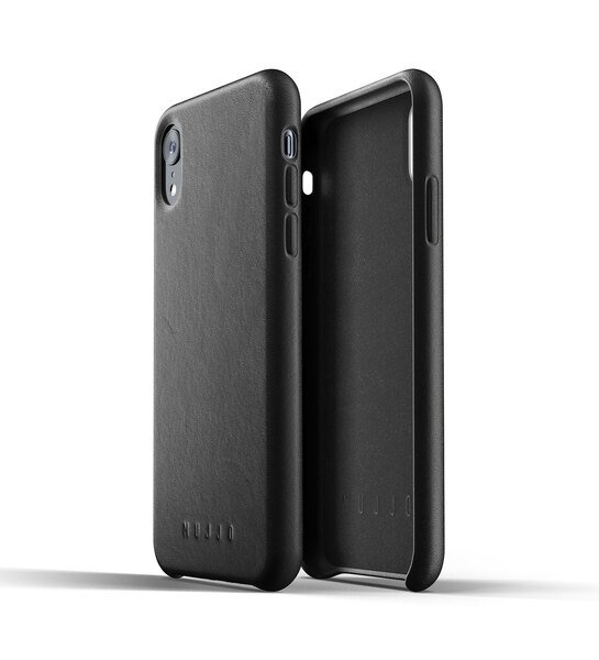 

Чехол кожаный MUJJO для iPhone Xr Full Leather Black