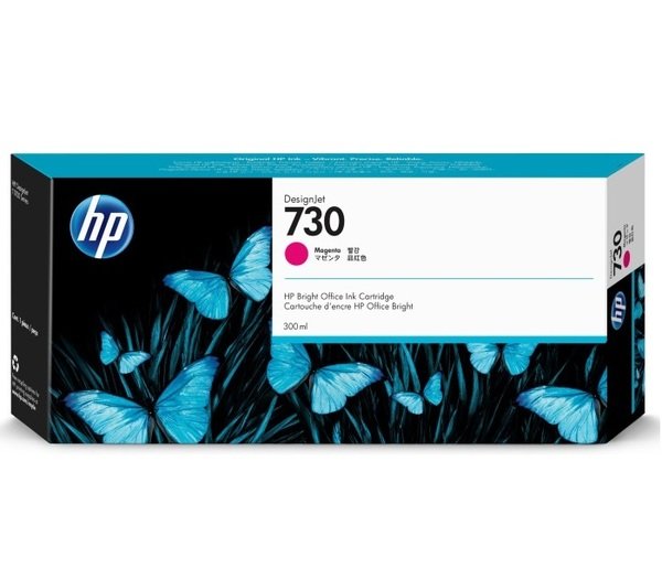 

Картридж струйный HP 730 Magenta, 300 ml (P2V69A)