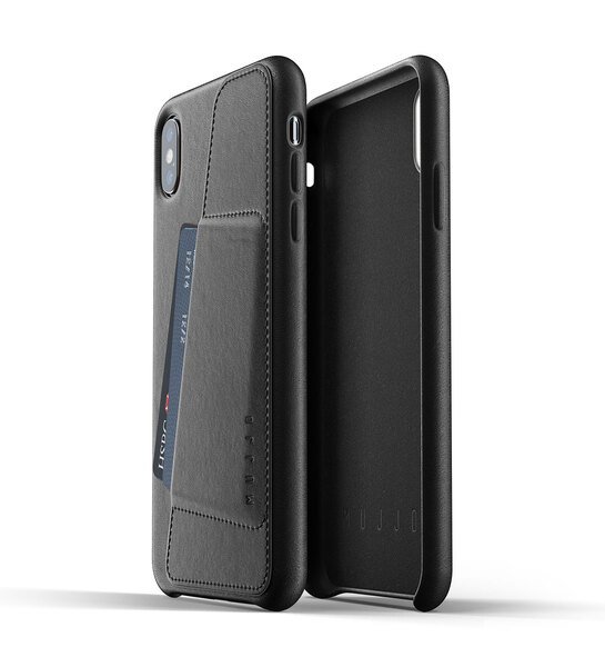 

Чехол кожаный MUJJO для iPhone Xs Max Full Leather Wallet Black