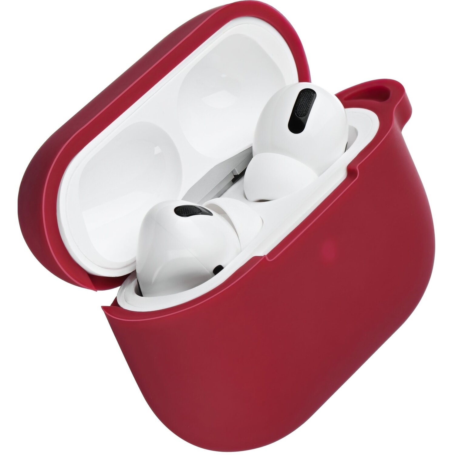 Чехол 2Е для Apple AirPods Pro Pure Color Silicone (2.5mm) Cherry Red фото 