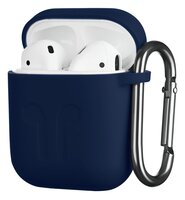 Чехол 2Е для Apple AirPods Pure Color Silicone (1.5mm) Imprint Navy