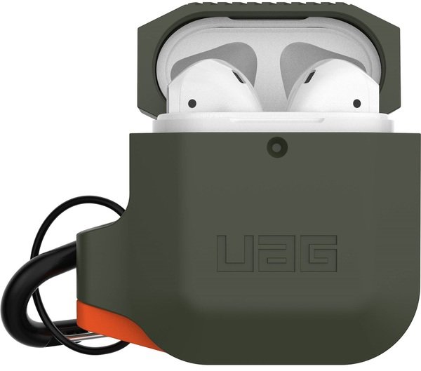 

Чехол UAG для Airpods Silicone Olive Drab/Orange (10185E117297)