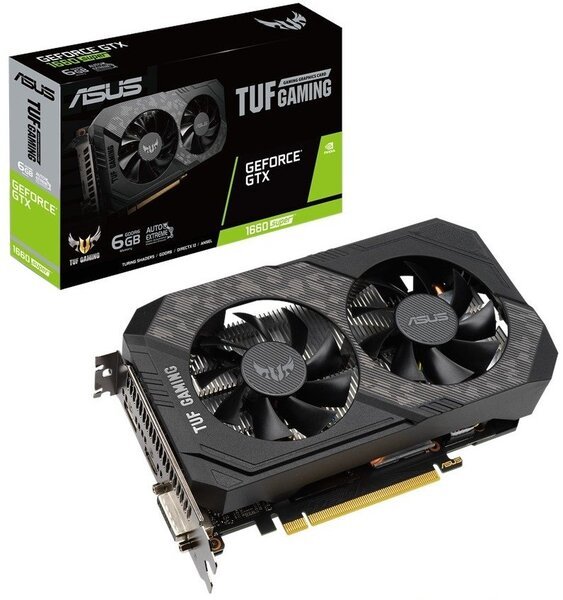 

Видеокарта ASUS GeForce GTX1660 SUPER (TUF-GTX1660S-6G-GAMING)