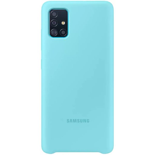 

Чехол Samsung для Galaxy A51 (A515F) Silicone Cover Blue