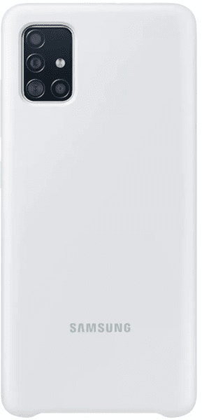 Акція на Чехол Samsung для Galaxy A51 (A515F) Silicone Cover White від MOYO