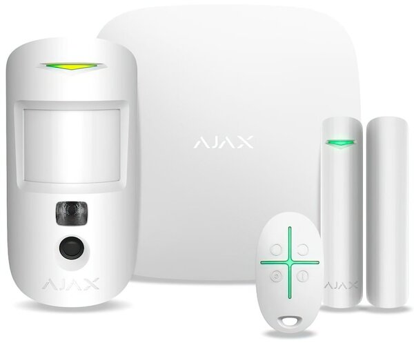 ajax Комплект охранной сигнализации Ajax StarterKit Cam, белый 000016461