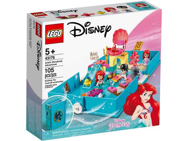 

Конструктор LEGO Disney Princess Книга сказочных приключений Ариэль (43176)