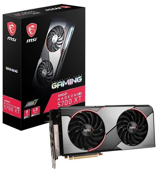 

Видеокарта MSI Radeon RX 5700 XT 8GB DDR6 GAMING (RADEON_RX5700XT_GAMING)