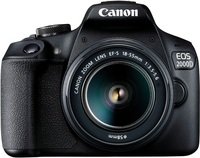  Фотоапарат CANON EOS 2000D 18-55 DC III Black (2728C007) 