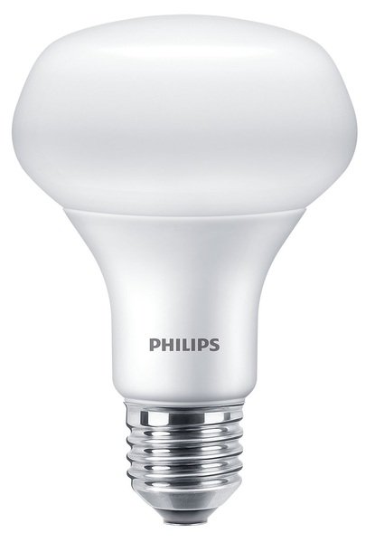 Акція на Лампа светодиодная Philips LED Spot 10W E27 2700K 230V R80 RCA від MOYO