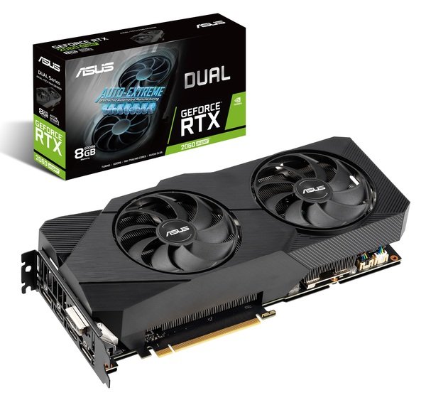 

Видеокарта ASUS GeForce RTX2060 SUPER 8GB GDDR6 DUAL EVO V2 (DUAL-RTX2060S-8G-EVO-V2)
