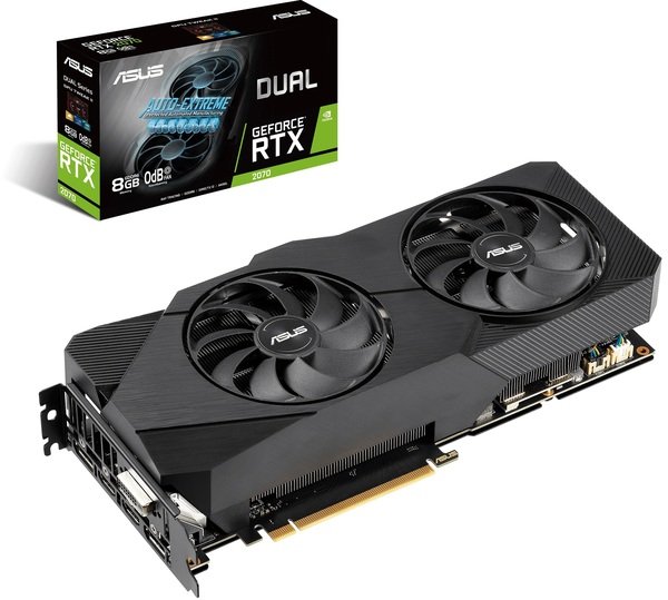 

Видеокарта ASUS GeForce RTX2070 8GB GDDR6 DUAL EVO (DUAL-RTX2070-8G-EVO)