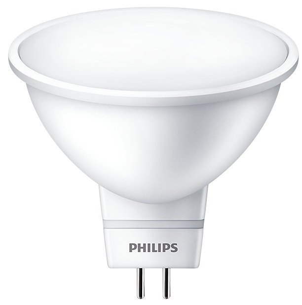 Акція на Лампа светодиодная Philips LED spot 5-50W 120D 2700K 220V від MOYO