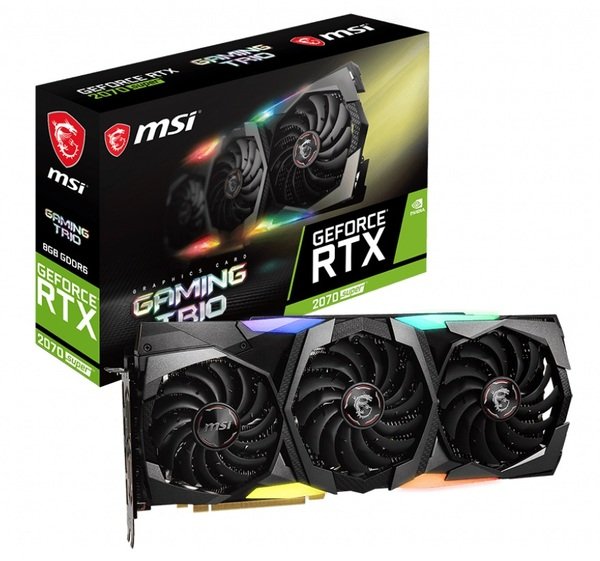

Видеокарта MSI GeForce RTX2070 SUPER 8GB GDDR6 GAMING TRIO (RTX2070_SUPER_GAM_TRIO)