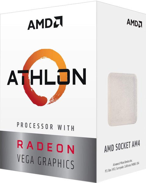 

Процессор AMD Athlon 3000G 2/4 3.5GHz 4Mb AM4 35W Box (YD3000C6FHBOX)
