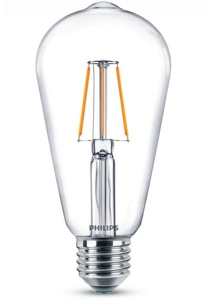 

Лампа светодиодная Philips LEDClassic 4-40W ST64 E27 830 CL NDAPR