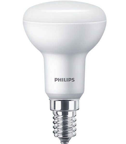 Акція на Лампа светодиодная Philips LED Spot 4W E14 2700K 230V R50 RCA від MOYO