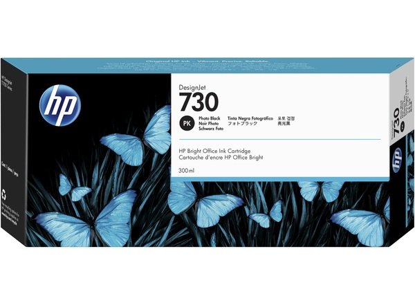 

Картридж струйный HP 730 Photo Black 300 ml (P2V73A)