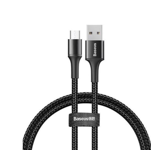 

Кабель Baseus Halo data USB to Micro 3A 1м, black
