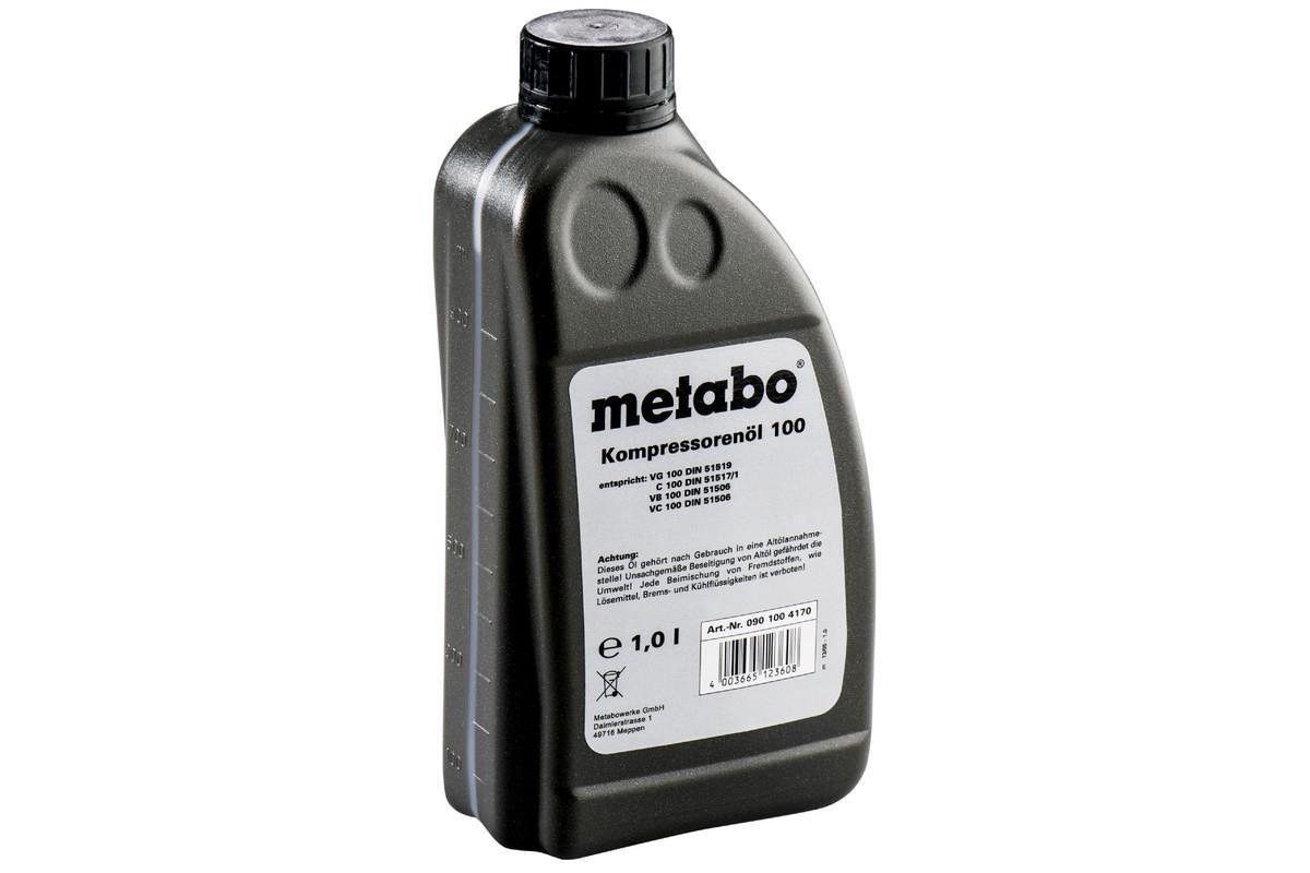 Масло для компрессора Metabo MOTANOL HP100,1л фото 